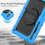 For Samsung Galaxy Tab S8+ 12.4 inch SM-X800 Silicone + PC Tablet Case with Shoulder Strap(Light Blue+Black)