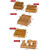 D-86 Office Conference Classroom Mobile Phone Storage Box, Style: 12 Grids (Oak)