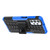 For Samsung Galaxy A23 Tire Texture Shockproof TPU+PC Phone Case with Holder(Blue)