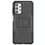 For Samsung Galaxy A23 Tire Texture Shockproof TPU+PC Phone Case with Holder(Black)