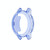 For Garmin Venu 2 Plus TPU Half-pack Candy Color Watch Case(Transparent Blue)