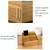 D-86 Office Conference Classroom Mobile Phone Storage Box, Style: 60 Grids (Black Oak)