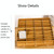 D-86 Office Conference Classroom Mobile Phone Storage Box, Style: 60 Grids (Oak)