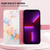 For itel P36 PT003 Marble Pattern Flip Leather Phone Case(Galaxy Marble White LS004)