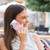 For Motorola Moto  E20 Electroplating Marble Pattern IMD TPU Shockproof Phone Case with Ring Holder(Purple 001)