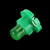 10PCS 2W T4.2 Wedge Instrument Panel LED Light Dashboard Gauge Cluster Indicator Lamp Bulb(Green Light)