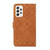 For Samsung Galaxy A33 5G Ethnic Style Embossed Pattern Leather Phone Case(Brown)