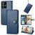 For vivo S12 Pro Solid Color Leather Buckle Phone Case(Blue)