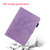 For iPad mini 6 Embossed Plum Bossom Pattern Smart Leather Tablet Case(Purple)