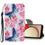 For Samsung Galaxy A22 4G Colored Drawing Pattern Flip Leather Case(Dragonfly Flower)