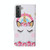 For Samsung Galaxy S21 FE 5G Colored Drawing Pattern Flip Leather Case(Crown Unicorn)