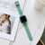 Sports Watch Band For Apple Watch Series 9&8&7 41mm / SE 3&SE 2&6&SE&5&4 40mm / 3&2&1 38mm(Green)