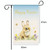 2 PCS Easter Decorative Linen Strong and Durable Garden Flag(1230-8)