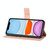 For iPhone 13 Pro Ethnic Style Embossed Pattern Leather Phone Case (Pink)