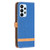 For Samsung Galaxy A23 5G Color Matching Denim Texture Leather Phone Case(Royal Blue)