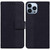 For iPhone 13 Pro Geometric Embossed Leather Phone Case (Black)