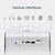 Q3 4K Mobile Phone Projector Home Office Integrated Projector,EU Plug,Version:  Multimedia Version