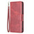 For ZTE Blade A71 Retro Lambskin Texture Leather Phone Case(Red)