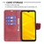 For ZTE Blade A71 Retro Lambskin Texture Leather Phone Case(Red)