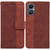 For OnePlus Nord N20 5G Geometric Embossed Leather Phone Case(Brown)