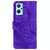 For OPPO Realme 9i / A76 / A36 Tiger Embossing Pattern Horizontal Flip Leather Phone Case(Purple)
