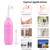 500ml Portable Handheld Travel Bidet Women Vaginal Male Anal Washing Sprayer (Pink)