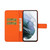 For vivo V21e 4G Ethnic Style Embossed Pattern Leather Phone Case(Orange)