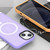 For iPhone 13 Pro Max Magsafe Magnetic Phone Case (Light Purple)