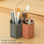 6 PCS Simple Modern Office Desktop Storage Pen Holder(Brick Red)