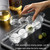 2 PCS Household Food Grade Transparent Round Ice Cube Mold, Size: Large