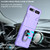 For Samsung Galaxy Z Flip 5G Matte UV Shockproof Phone Case(Purple)