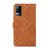 For vivo V21e 4G Ethnic Style Embossed Pattern Leather Phone Case(Brown)
