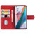 Leather Phone Case For OPPO Find X3(Red)