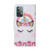 For Samsung Galaxy A33 5G Colored Drawing Pattern Flip Leather Case(Crown Unicorn)