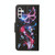 For Samsung Galaxy A13 5G Colored Drawing Pattern Flip Leather Case(Fluorescent Butterfly)