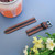 20mm Universal Color Matching Leather Watch Band(Brown Black)