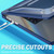 PC + TPU Honeycomb Laptop Protective Case For MacBook Pro 16.2 inch A2485 2021(Sapphire Blue)