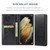 For Samsung Galaxy S21 5G Vintage Bark Texture Wallet Leather Phone Case(Black)