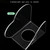 5 PCS Acrylic Makeups Manicure Transparent Palette With Color Stick, Specification: Square Plate+Stick