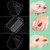 5 PCS Acrylic Makeups Manicure Transparent Palette With Color Stick, Specification: Square Plate+Stick