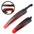 5 Sets  Dual Color Bicycle Mudguard Mountain Bike Fenders Set(Black Red)