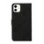 For iPhone 13 Pro Max Ethnic Style Embossed Pattern Leather Phone Case (Black)