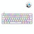 ZIYOU LANG T60 62-Key RGB Luminous Mechanical Wired Keyboard, Cable Length:1.5m(White Green Shaft)