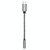 TA12-R2 USB-C / Type-C Male to 3.5mm Audio Female Single Crystal Copper Braid Earphone Adapter(Grey)