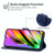 Leather Phone Case For BLU G91 Max(Blue)