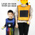 Children Dodgeball Vest For Parent-child Outdoor Games With 5 Balls, Specification: Small + 5 Tails (Blue)
