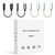 TA12-R2 USB-C / Type-C Male to 3.5mm Audio Female 8-strand Single Crystal Copper Braid Earphone Adapter(Copper + Silver)
