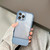 For iPhone 13 Pro TPU + PC Stool Holder Phone Case (Blue)