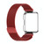 For Xiaomi Redmi Watch 2 2 in 1 Milano Metal Watch Band with Watch Frame(Red)