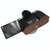 1/4 inch Thread PU Leather Camera Half Case Base for Nikon Z fc (Coffee)